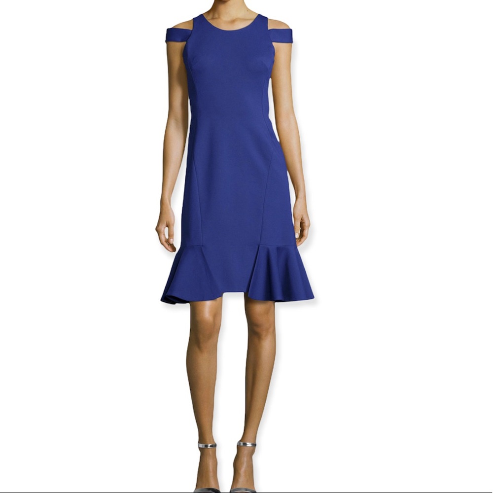 Rebecca Taylor Dress Purple Over the Shoulder Off the Shoulder